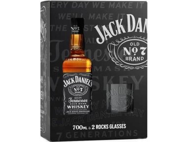 Viskis Jack Daniel's su taurėm 0,7 l