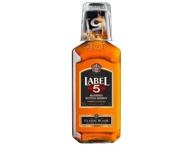 Viskis Label 5 Classic Black Blended su taure 0,7 l