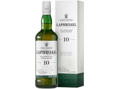 Viskis Laphroaig 10 YO su dėž. 0,7 l