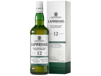 Viskis Laphroaig 12 YO su dėž. 0,7 l