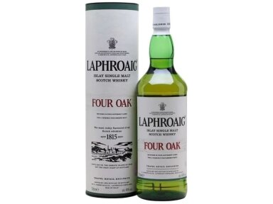 Viskis Laphroaig Four Oak su dėž. 1 l