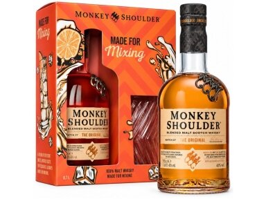 Viskis Monkey Shoulder su taure 0,7 l