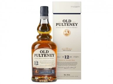 Viskis Old Pulteney 12 YO Single Malt su dėž. 0,7 l