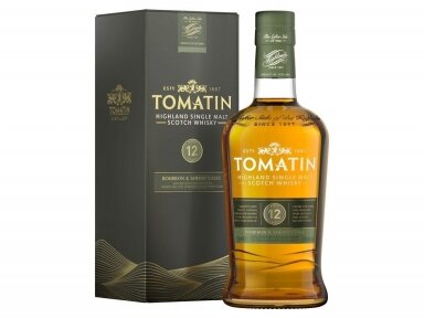 Viskis Tomatin 12 YO Single Malt su dėž. 0,7 l