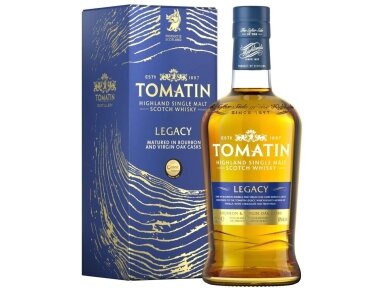 Viskis Tomatin Legacy Single Malt su dėž. 0,7 l
