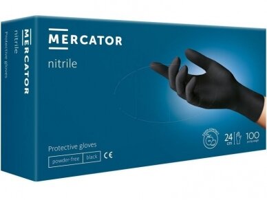 Vienkartinės pirštinės Mercator Nitrile (L)