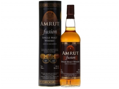 Viskis Amrut Fusion su dėž. 0,7 l Viskis Amrut Fusion su dėž. 0,7 l