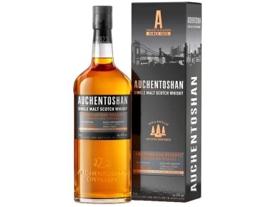 Viskis Auchentoshan American Oak su dėž. 1 l Viskis Auchentoshan American Oak su dėž. 1 l