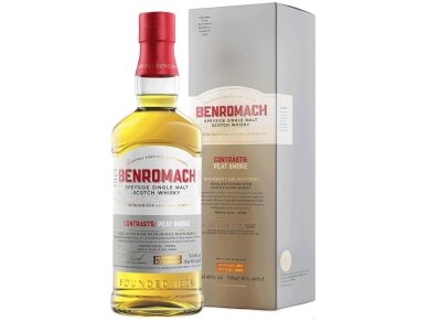 Viskis Benromach Peat Smoke Bourbon Cask su dėž. 0,7 l Viskis Benromach Peat Smoke Bourbon Cask su dėž. 0,7 l