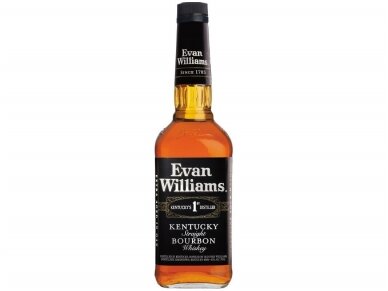 Viskis Burbonas Evan Williams Black 0,7 l