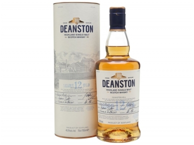 Viskis Deanston Single Malt 12 YO su dėž. 0,7 l Viskis Deanston Single Malt 12 YO su dėž. 0,7 l