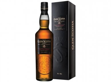 Viskis Glen Scotia 15 YO Single Malt su dėž. 0,7 l Viskis Glen Scotia 15 YO Single Malt su dėž. 0,7 l