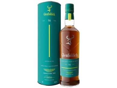 Viskis Glenfiddich 16 YO Aston Martin F1 su dėž. 0,7 l Viskis Glenfiddich 16 YO Aston Martin F1 su dėž. 0,7 l