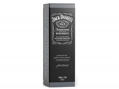 Viskis Jack Daniel's su dėž. 0,7 l 1