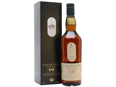 Viskis Lagavulin 16 YO su dėž. 0,7 l Viskis Lagavulin 16 YO su dėž. 0,7 l