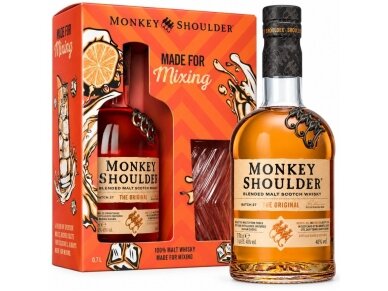 Viskis Monkey Shoulder su taure 0,7 l Viskis Monkey Shoulder su taure 0,7 l