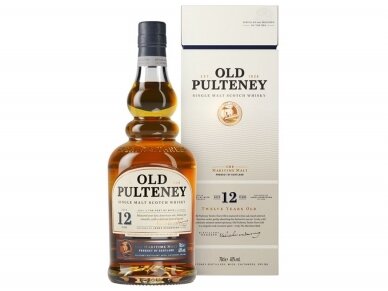 Viskis Old Pulteney 12 YO Single Malt su dėž. 0,7 l Viskis Old Pulteney 12 YO Single Malt su dėž. 0,7 l
