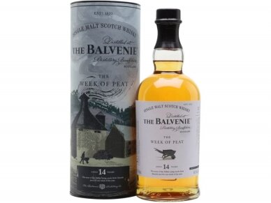 Viskis The Balvenie Week of Peat 14 YO su dėž. 0,7 l Viskis The Balvenie Week of Peat 14 YO su dėž. 0,7 l