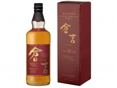 Viskis The Kurayoshi Pure Malt 12 YO su dėž. 0,7 l 1