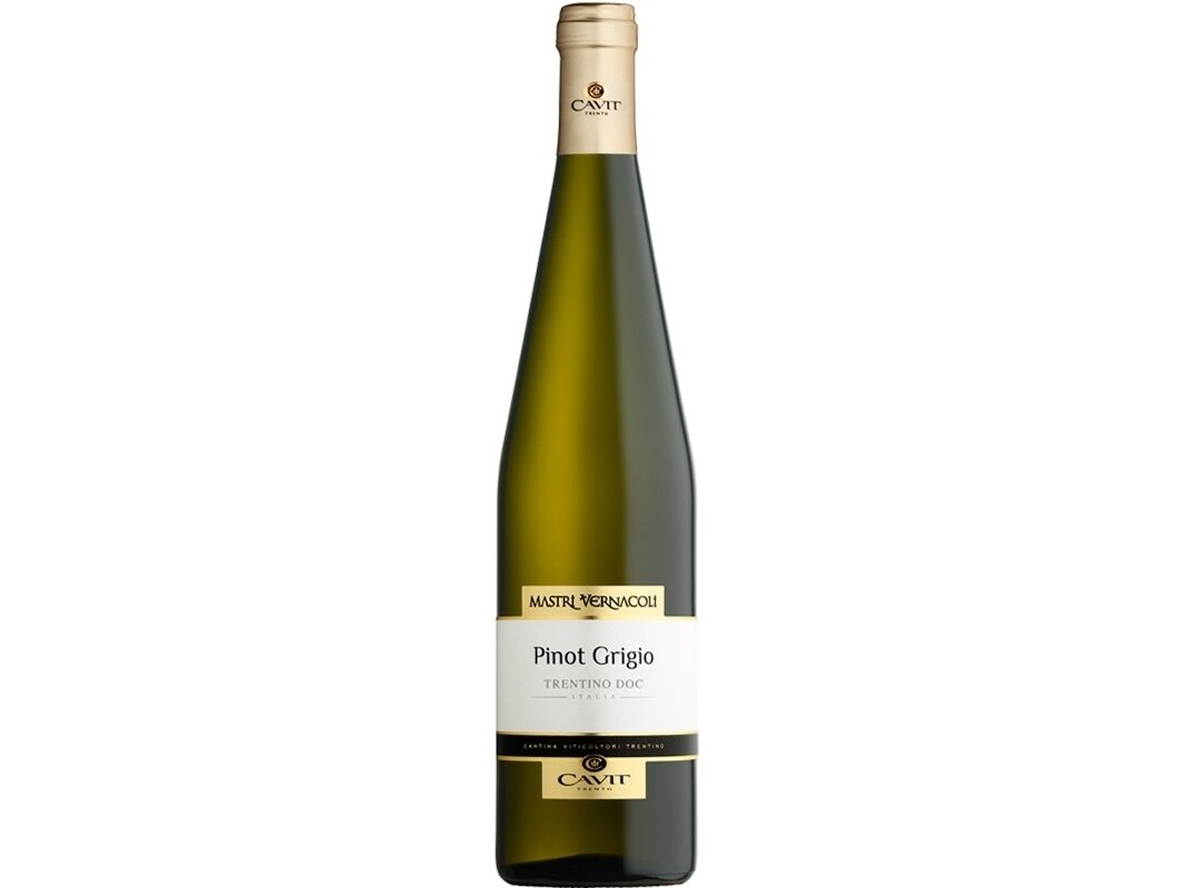 Vynas Cavit Mastri Pinot Grigio Trentino D.O.C. 0,75 l Vynas Cavit Mastri Pinot Grigio Trentino D.O.C. 0,75 l