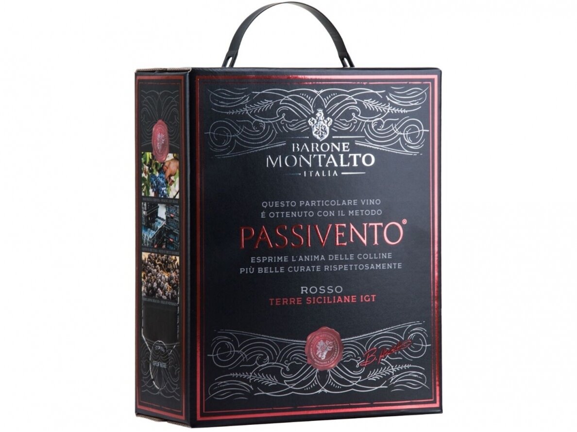 Vynas Barone Montalto Passivento Nero d'Avola BIB 3 l Vynas Barone Montalto Passivento Nero d'Avola BIB 3 l