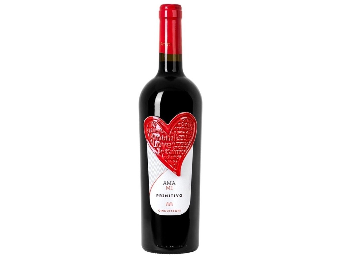 Vynas Cinque Segni Amami Primitivo I.G.P. 0,75 l Vynas Cinque Segni Amami Primitivo I.G.P. 0,75 l