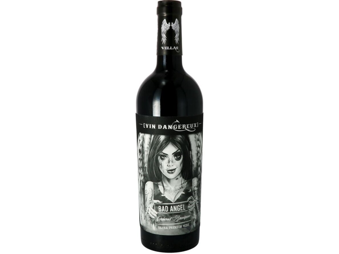 Vynas Vignobles Vellas Bad Angel Cabernet Sauvignon 0,75 l Vynas Vignobles Vellas Bad Angel Cabernet Sauvignon 0,75 l