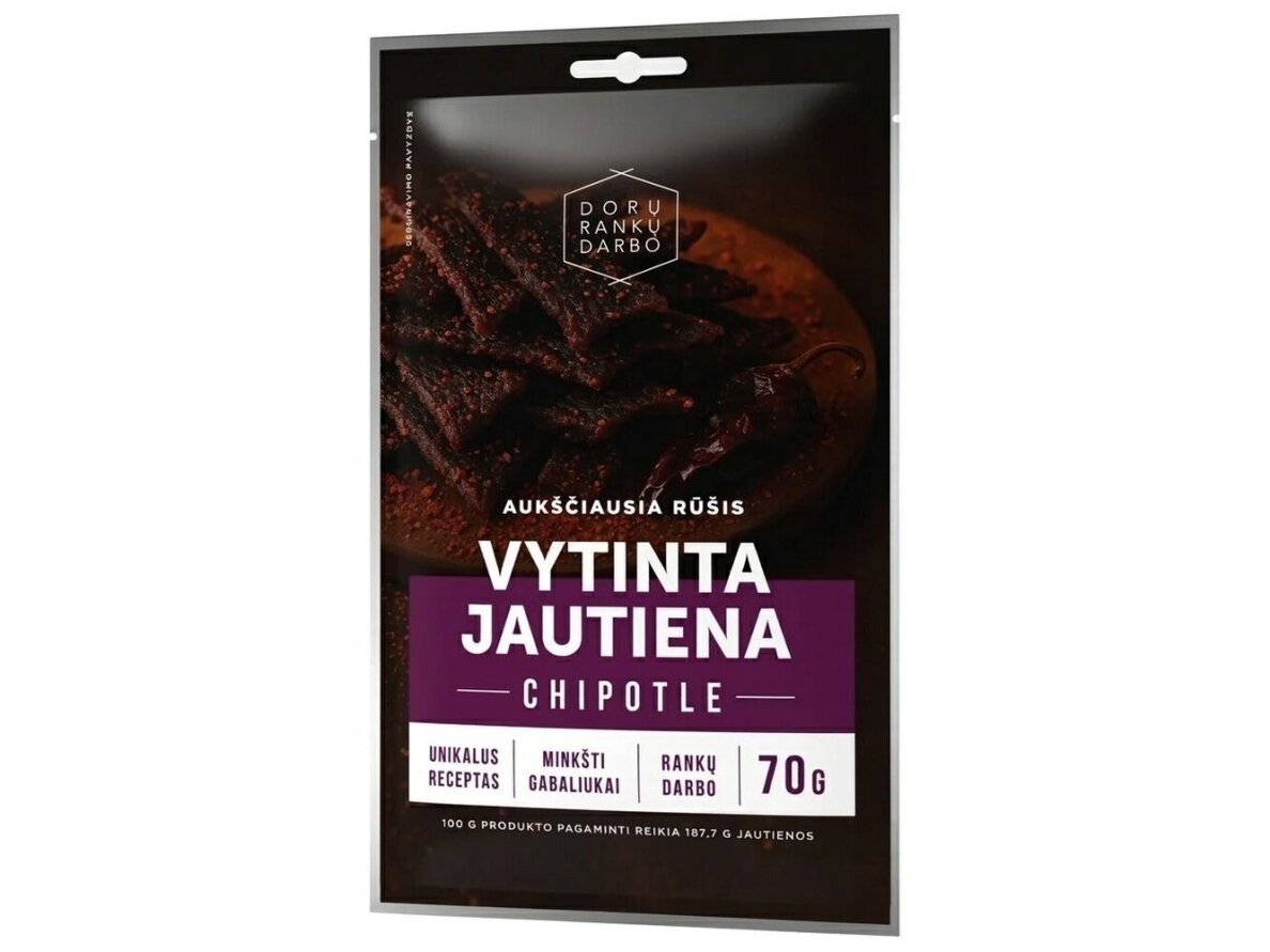 Vytinta jautiena Chipotle 70 g Vytinta jautiena Chipotle 70 g