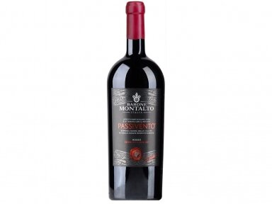 Vynas Barone Montalto Passivento Nero D`Avola Magnum su dėž. 1,5 l