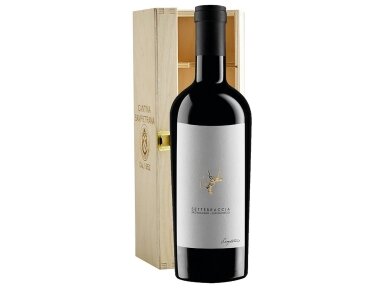 Vynas Sampietrana Settebracia Salento Rosso I.G.P. Magnum 1,5 l su medine dėž.