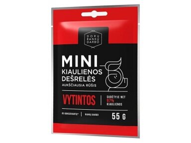 Vytintos kiaulienos mini dešrelės 55 g