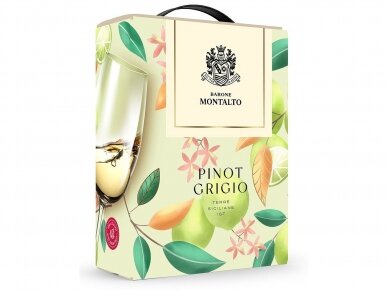 Vynas Barone Montalto Pinot Grigio BIB 3 l Vynas Barone Montalto Pinot Grigio BIB 3 l