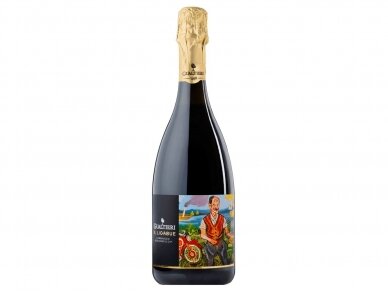 Vynas Gualtieri Il Ligabue Lambrusco Rosso secco D.O.P. 0,75 l Vynas Gualtieri Il Ligabue Lambrusco Rosso secco D.O.P. 0,75 l