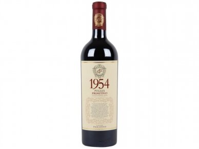 Vynas Paradiso 1954 Primitivo Puglia I.G.P. 0,75 l Vynas Paradiso 1954 Primitivo Puglia I.G.P. 0,75 l